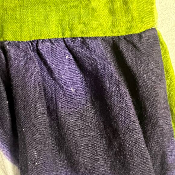 Busayo Collective One Shoulder Green Tie Dye Tiered Maxi Dress Size 8 - Picture 16 of 16